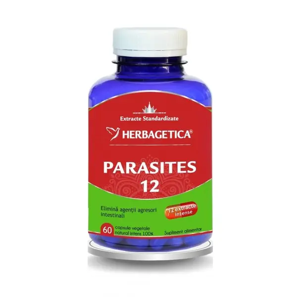 Parasites 12 Detox forte 60cps(Herbaget