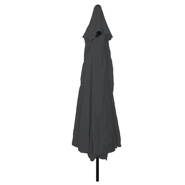 Parasol gradina Gossi ø395x245 cm antracit