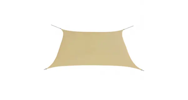 Parasolar din tesut oxford patrat 3.6x3.6 m, Bej
