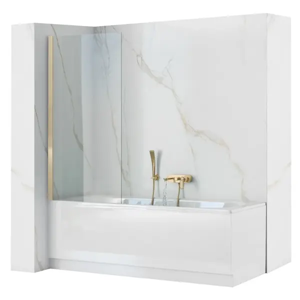 Paravan de cada Elegant Gold sticla - 80x140 cm
