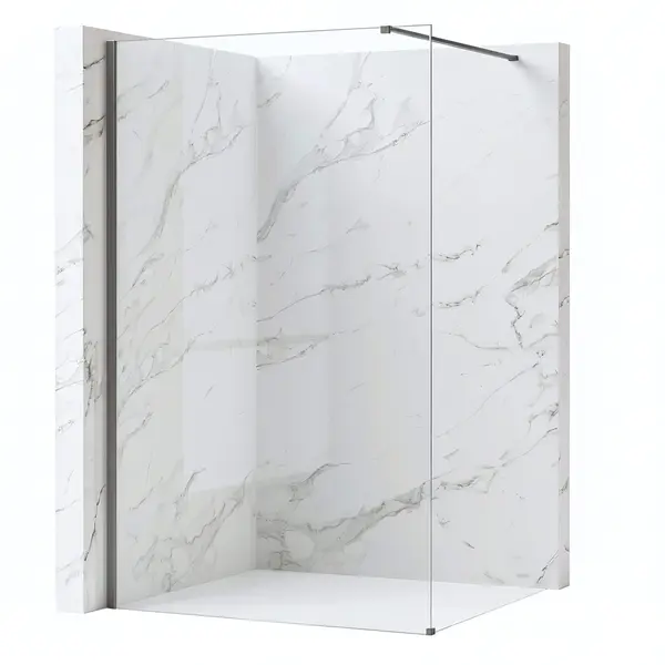 Paravan de dus Rea Flexi Transparent / Titan 110