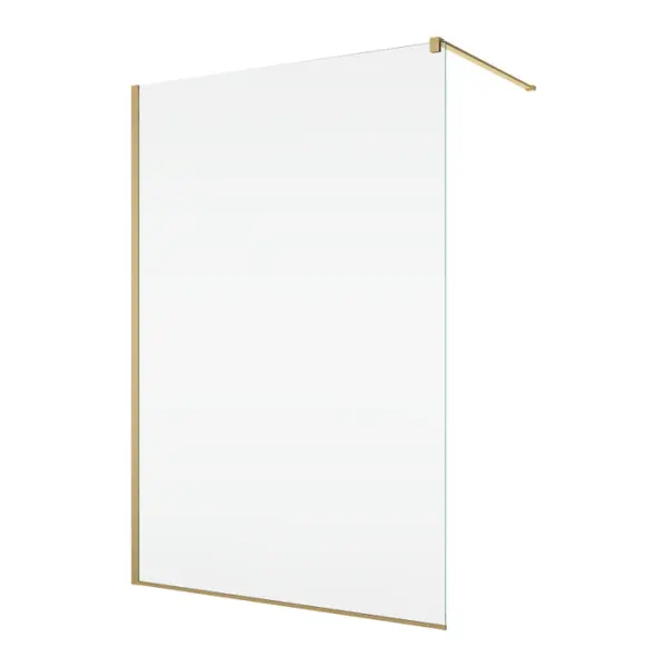 Paravan dus sticla walk-in 100x200 cm auriu periat Sanswiss Easy STR4P