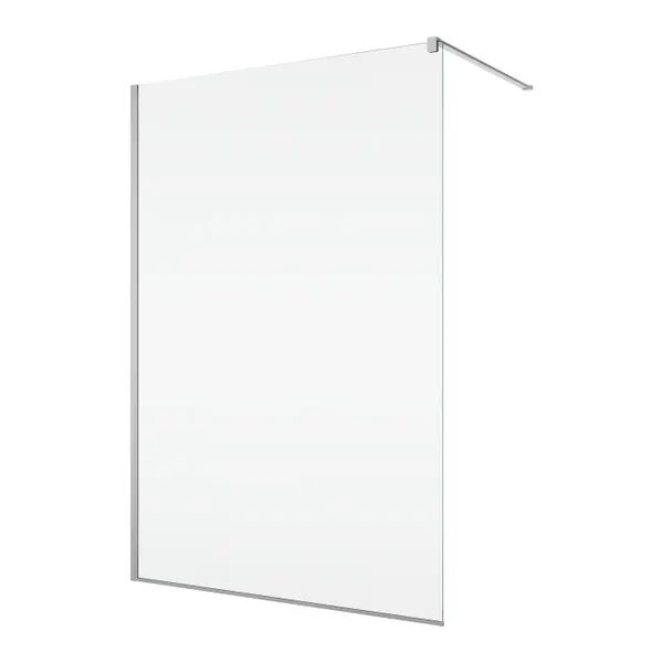 Paravan dus sticla walk-in 100x200 cm cu cadru metalic crom Sanswiss Easy