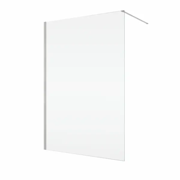 Paravan dus sticla walk-in 110x200 cm, crom periat, sticla 8 mm, Ronal Easy