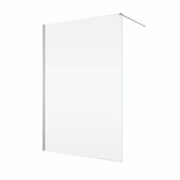 Paravan dus sticla walk-in 110x200 cm, slefuit lucios, sticla 8 mm, Ronal Easy