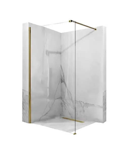Paravan dus walk-in Aero Gold - 110x195 cm
