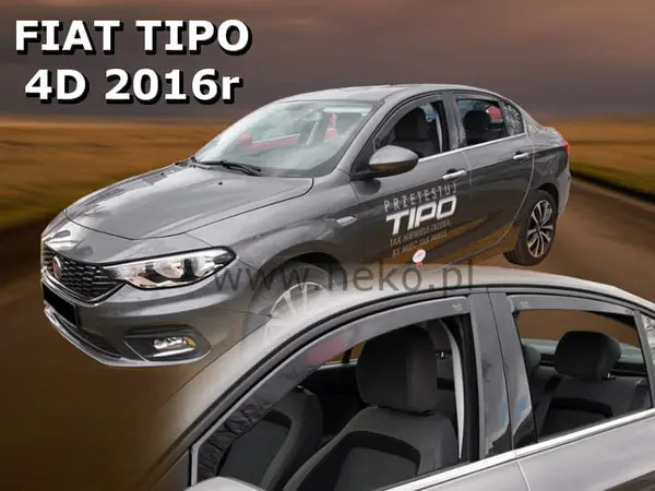 Paravanturi Heko Compatibile Fiat Tipo 2016-Prezent Sedan/ Hatchback