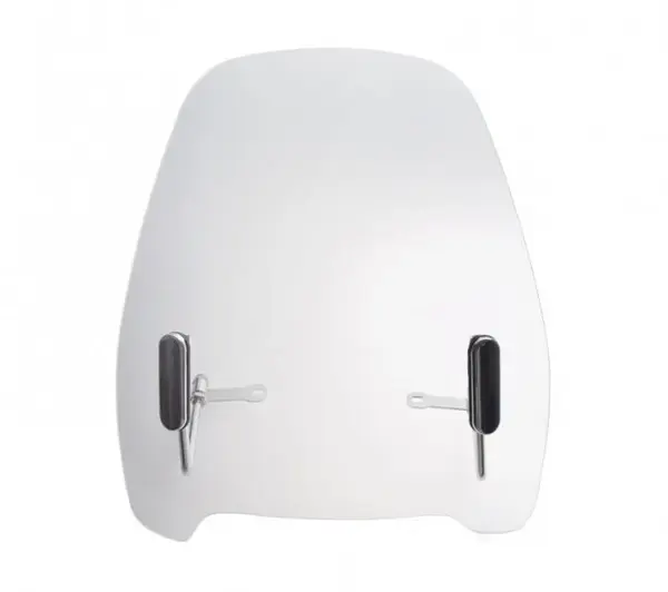 Parbriz moto cu prinderi, universal, h 430mm, l 380mm