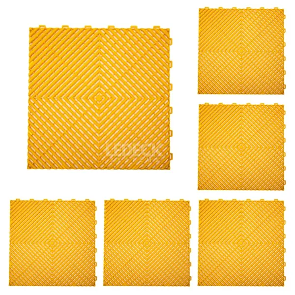 Pardoseala Modulara Plastic PP - Exterior, Garaj Auto, Service, Terasa - GALBEN (preț pe m²)