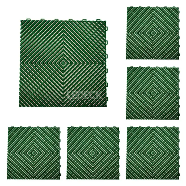 Pardoseala Modulara Plastic PP - Exterior, Garaj Auto, Service, Terasa - VERDE (pret pe m²)