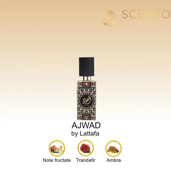 Parfum arabesc Lattafa AJWAD, apa de parfum 60 ml, unisex - Original Dubai