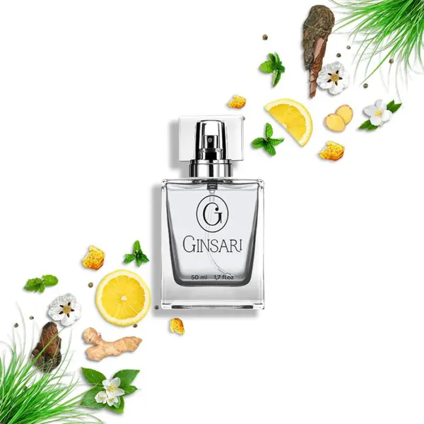 Parfum barbati Ginsari 74, Picant Lemnos Citric, 50 ml