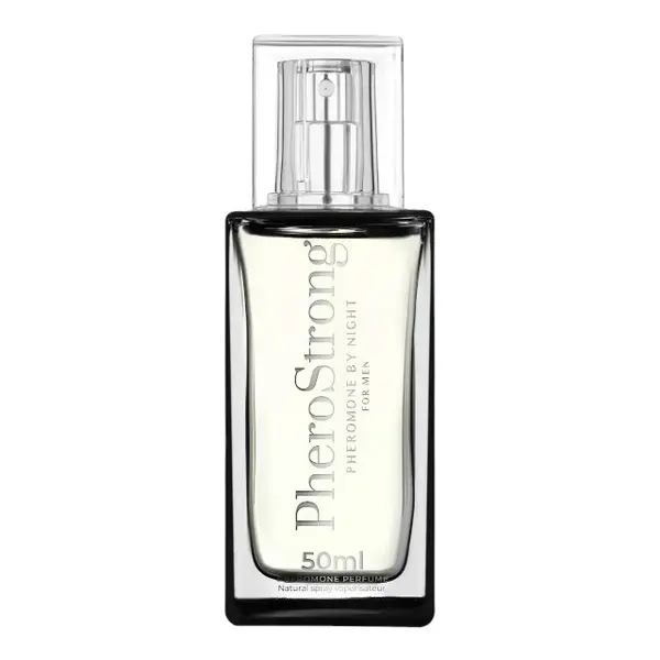 Parfum cu feromoni PHEROSTRONG By Night For Men, pentru bărbați, note de grepfrut, mandarină și patchouli, 50 ml