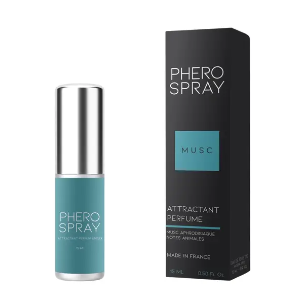 Parfum cu feromoni Ruf - Phero Spray cu note de mosc, pentru bărbați, 15 ml