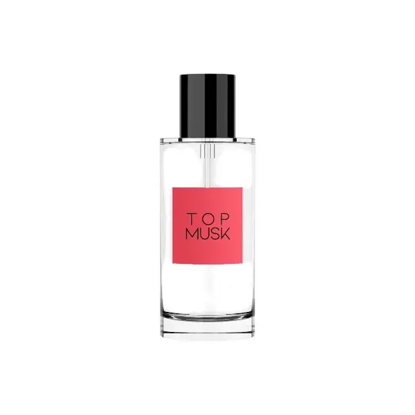 Parfum cu feromoni RUF Top Musk For Men, pentru bărbați, cu note de lămâie, pin și lemn de cedru, 50 ml