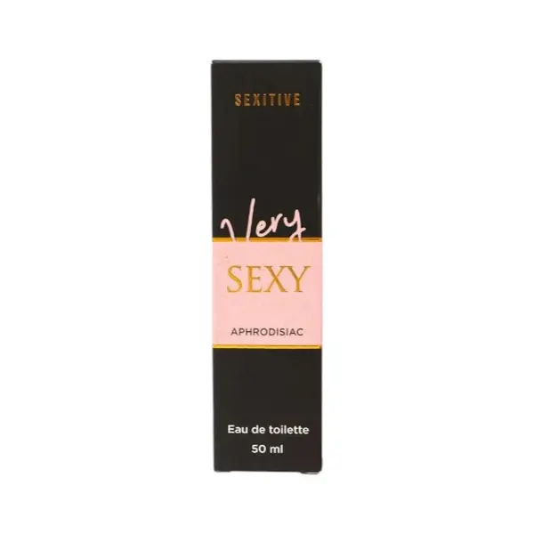 Parfum cu feromoni SEXITIVE Very Sexy, pentru femei, note de migdale, lămâie și cacao, 50 ml
