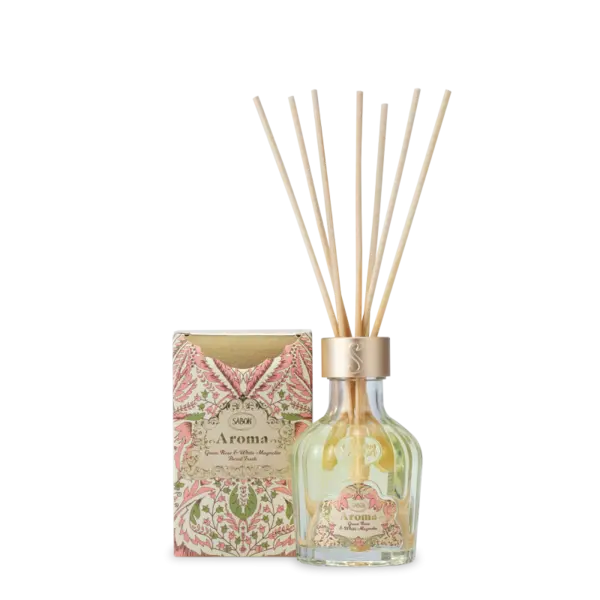 Parfum de camera Green Rose & Magnolie Alba, 100ml, Sabon