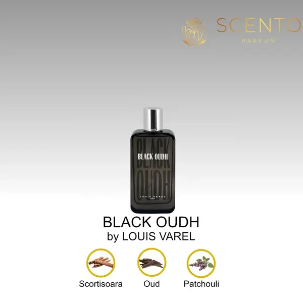 Parfum Louis Varel Black Oudh, apa de parfum 100 ml, unisex