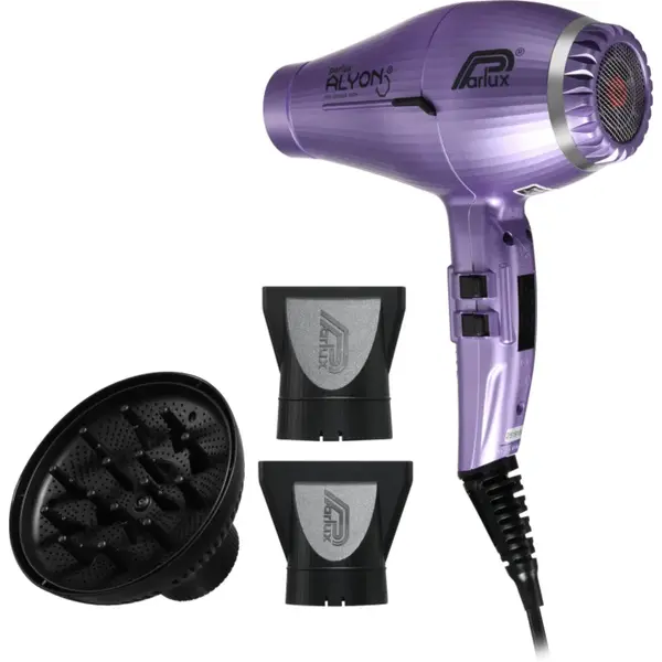 Parlux Alyon Air Ionizer Tech Lilac Edition uscător de păr profesional, cu ionizator + difuzor 1 buc