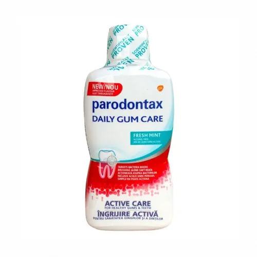 Parodontax apa de gura Active Gum Health Fresh Mint 500ml Zephyr Labs