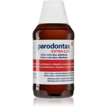 Parodontax Extra 0,2% Apa de gura impotriva placii dentare si a gingivitei. fară alcool
