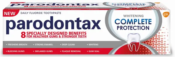 Parodontax Pastă de dinţi Complete Protection Whitening, 75 ml