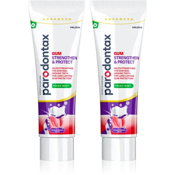 Parodontax Strengthen and Protect Fresh Mint pastă de dinți 2x75 ml