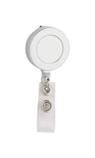 Pass holder telescopic pentru ecusoane cu clips metalic argintiu Pass holder telescopic pentru ecusoane cu clips metalic argintiu