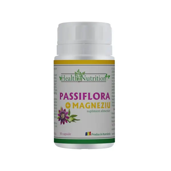 Passiflora cu Magneziu, 90cps - Health Nutrition