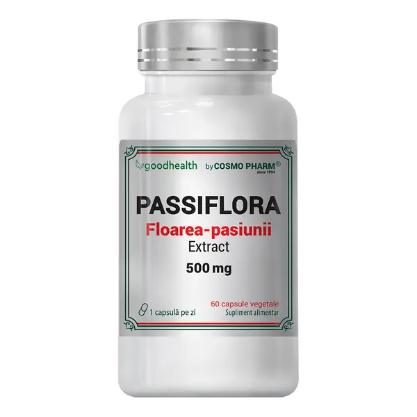 Passiflora Extract 500mg, 60 capsule, Cosmopharm