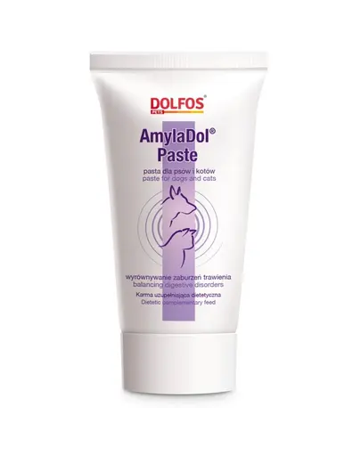 Pastă cu enzime digestive pentru câini și pisici cu insuficiență pancreatică DOLFOS Amydol Paste 50 g