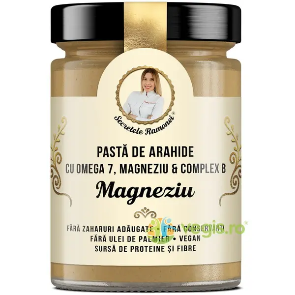Pasta de Arahide cu Omega 7, Magneziu si Complex B Secretele Ramonei 350g