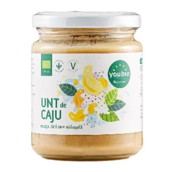 Pasta de caju ecologica, 250g, Youbio