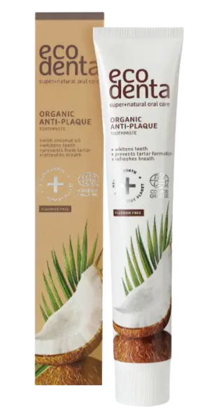 Pasta de dinti antiplaca cu ulei de cocos, 75ml, Ecodenta