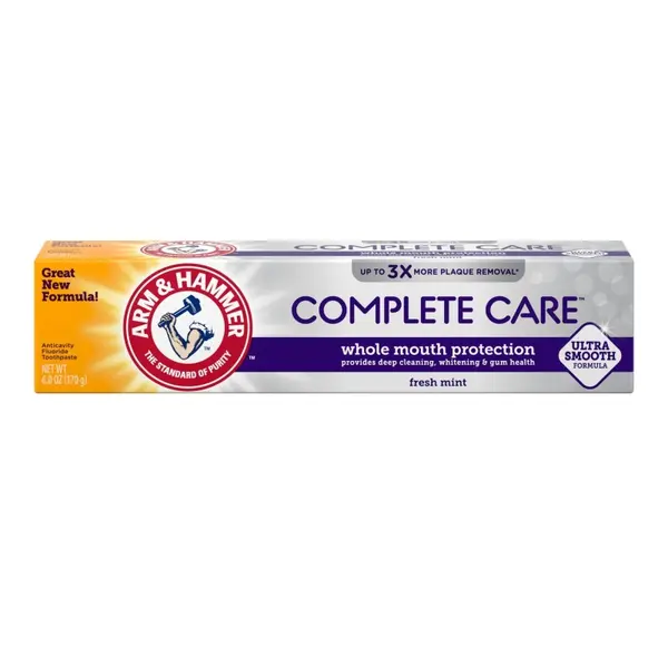 Pasta de Dinti, Arm & Hammer, Complete Care, pentru Albirea Dintilor si Ingrijirea Gingiilor, cu Fluor, 170gr