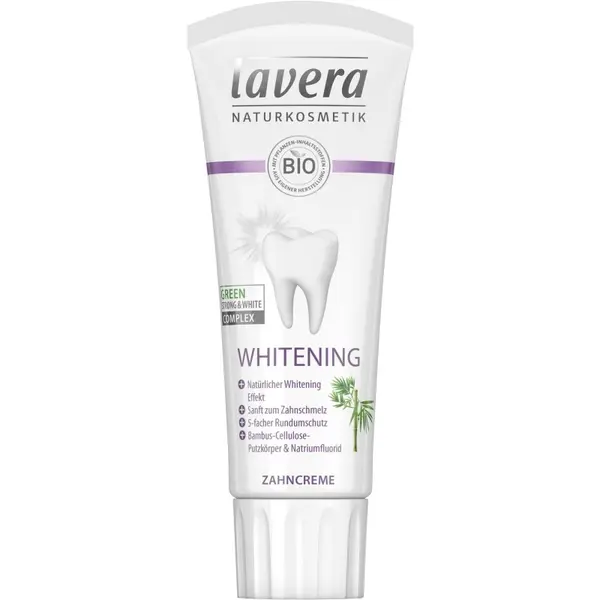 Pasta de Dinti Bio cu Efect de Albire, 75ml LaVera