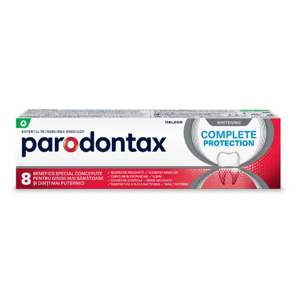 Pasta de dinti Complete Protection Whitening, 75 ml, Parodontax