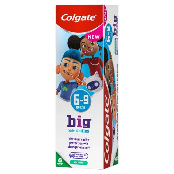 Pasta de Dinti Copii, Colgate, Big Kids' Smile, Aroma Menta, 6-9 ani, 50ml