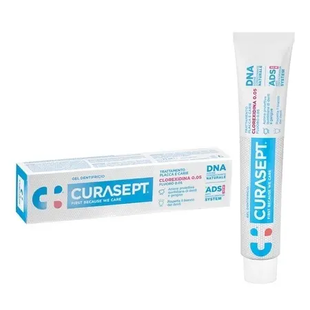 Pasta de Dinti cu 0.05% Clorhexidina ADS DNA, 75 ml - Curasept