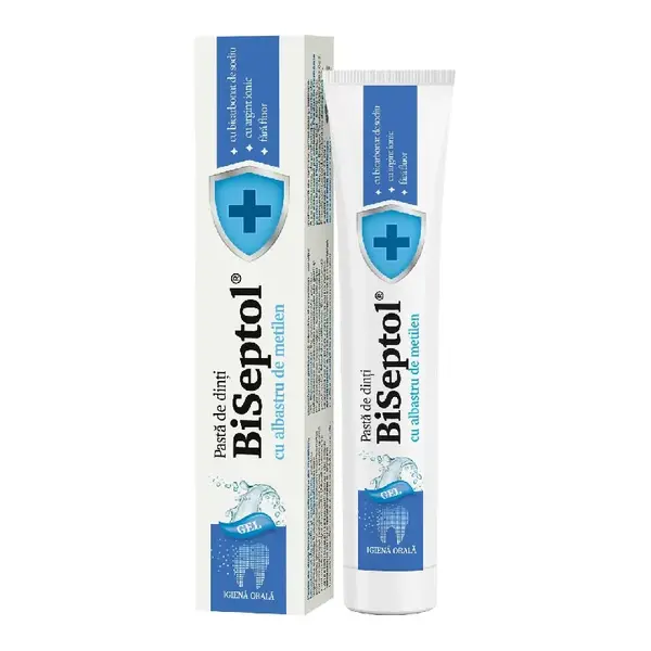 Pasta de dinti cu Argint Ionic Biseptol, 75 ml, Dacia Plant