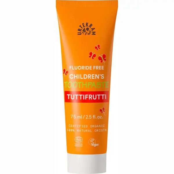 Pasta de dinti cu fructe fara fluorid pentru copii - 75 ml