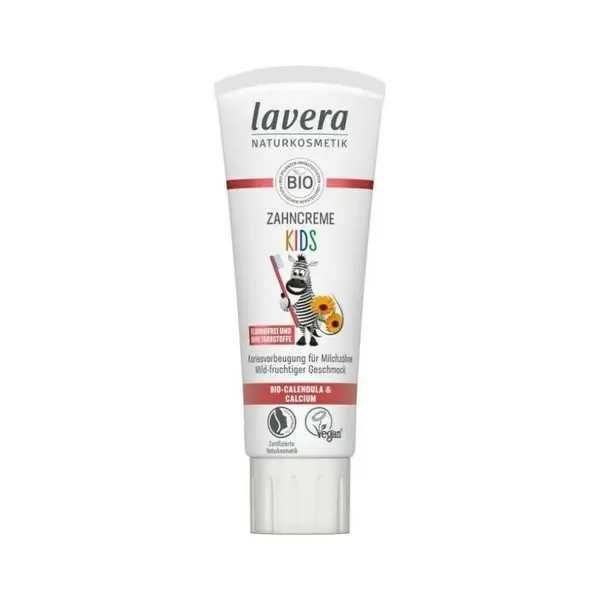 Pasta de dinti cu galbenele si calciu fara fluor pentru copii 75ml Lavera