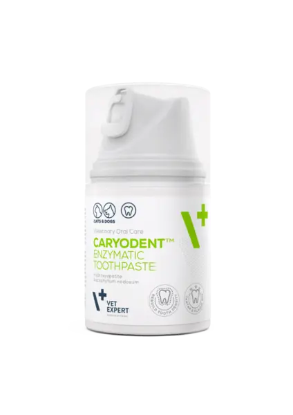 Pastă de dinți enzimatică pentru câini și pisici, CARYODENT VET EXPERT, gel, 50ml