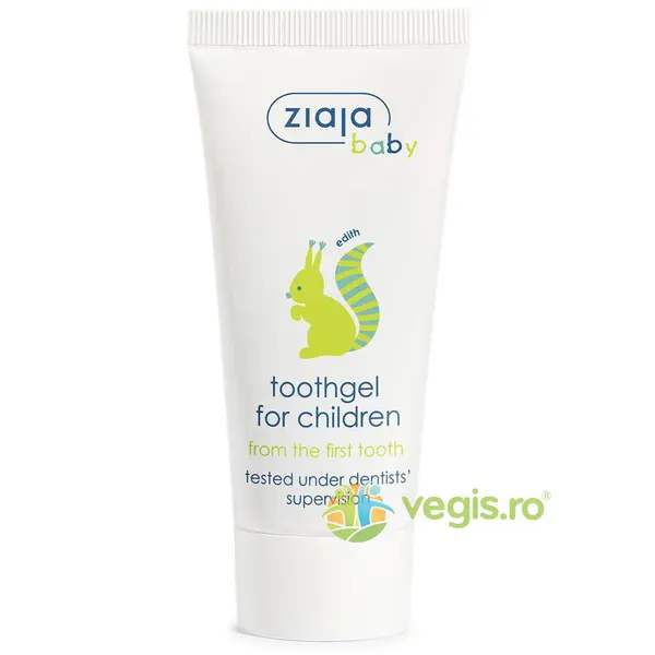 Pasta de Dinti Gel pentru Copii fara Fluor (6 luni +) 50ml