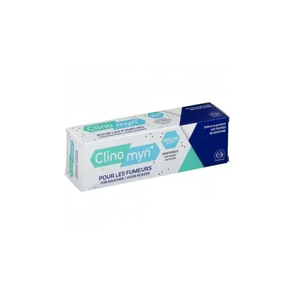 Pasta de Dinti, Gilbert, Clinomyn, pentru Albirea Dintilor, Aroma Puternica de Menta, cu Fluor, 75ml
