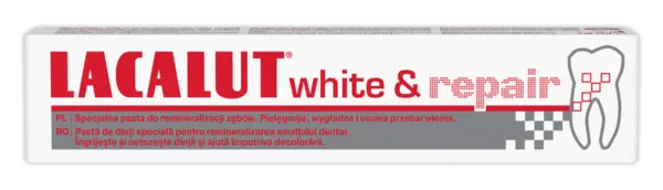 Pasta de dinti medicinala White Repair, 75ml, Lacalut
