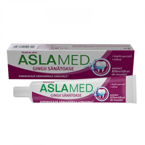 Pasta de dinti pentru dinti sensibili AslaMed, Farmec | 75 ml