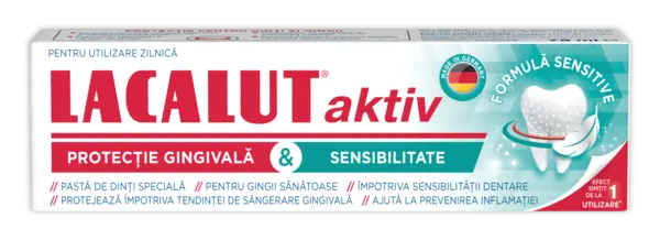 Pasta de dinti Protectie si Sensibilitate, 75ml, Lacalut