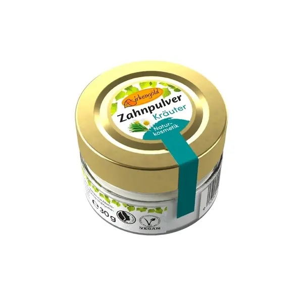 Pasta de dinti pudra cu musetel 30g Birkengold