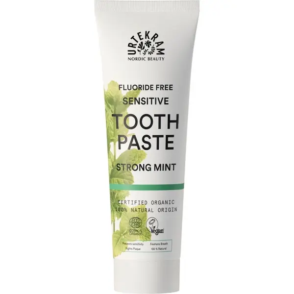 Pasta de dinti sensitiv cu menta fara fluor - 75 ml